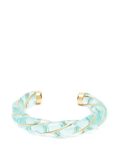 Aurelie Bidermann Diana Twisted Bracelet In Blue