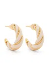 Aurelie Bidermann Diana Twisted Earrings Mini In Gold
