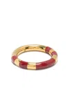 Aurelie Bidermann Enamel Ring In Gold