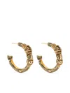 Aurelie Bidermann Floresta Hoop Earrings In Gold