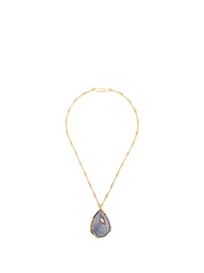 Aurelie Bidermann Françoise Leaf-detail Necklace In Gold