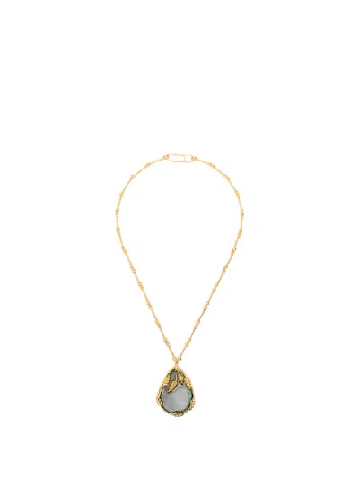 Aurelie Bidermann Françoise Paperclip-fastening Necklace In Gold