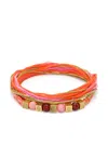 Aurelie Bidermann Honolulu Macramé Bracelet In Gold
