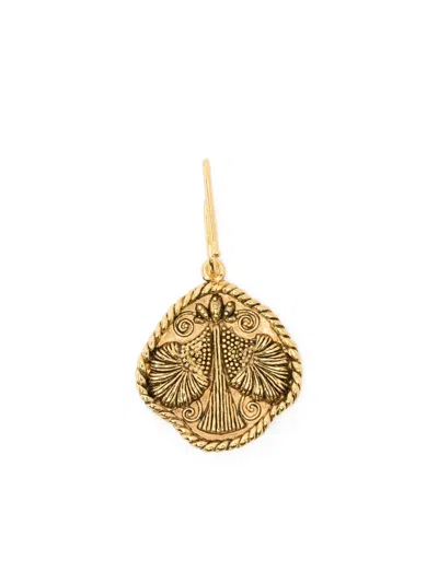 Aurelie Bidermann Libra Zodiac Charm In Gold