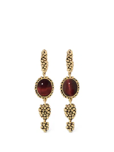Aurelie Bidermann Makoma Bull's Eye Earrings In Gold