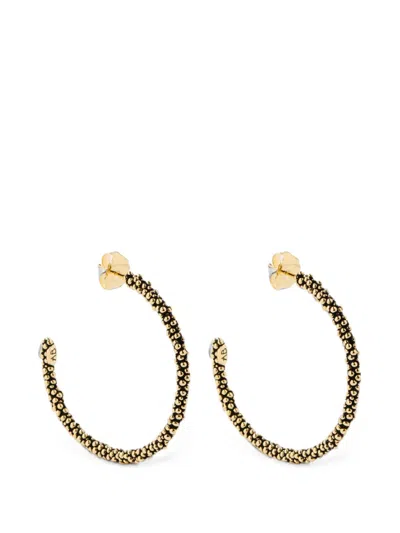 Aurelie Bidermann Makoma Hoop Earrings In Gold