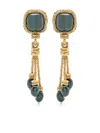 Aurelie Bidermann Miki Malachite Clip Earrings