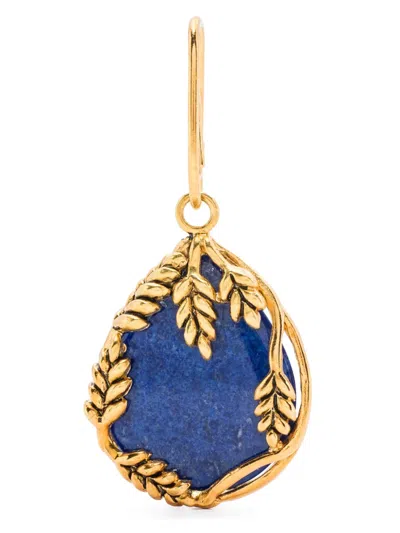 Aurelie Bidermann Mini Françoise Lapis Lazuli Charm In Gold