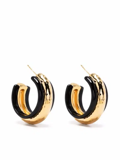 Aurelie Bidermann Nazca Hoop Earrings In Gold