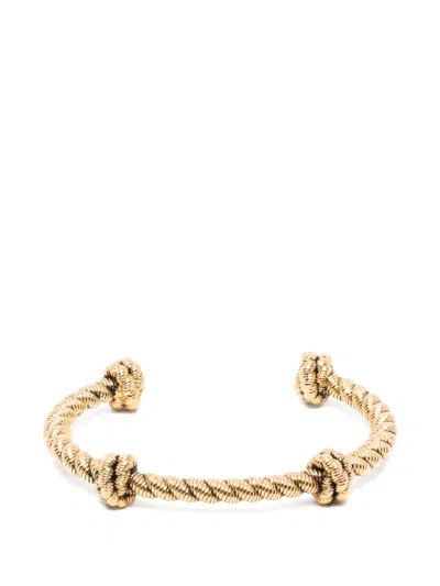 Aurelie Bidermann Palazzo Knot Bracelet In Gold