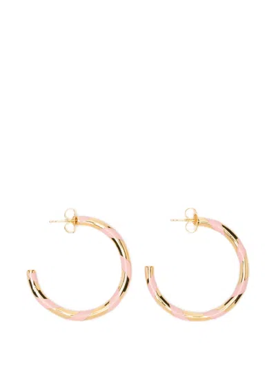 Aurelie Bidermann Positano Hoop Earrings In Gold