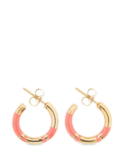 Aurelie Bidermann Positano Hoop Earrings In Gold