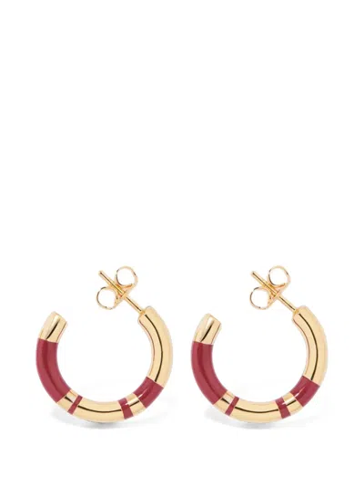 Aurelie Bidermann Positano Mini Hoop Earrings In Gold