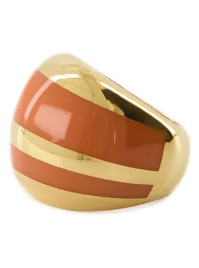 Aurelie Bidermann Ring - Orange Tamarin - Gold Metal