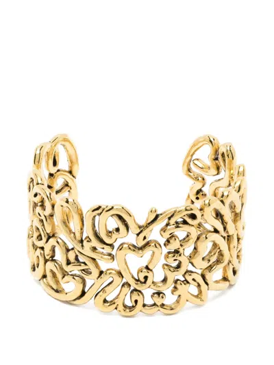 Aurelie Bidermann Sweeny Heart Bracelet In Gold