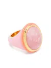 Aurelie Bidermann Tabarin Opale Rose Ring In Pink