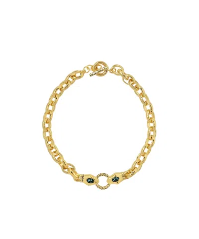 Aurelie Bidermann Tao Necklace In Blue