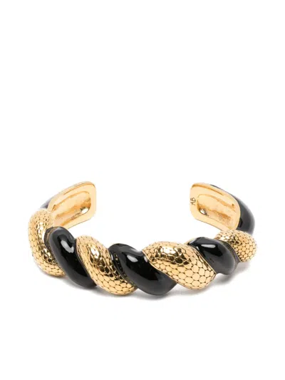 Aurelie Bidermann Tempta Twisted Bracelet In Black