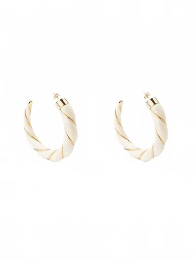 Aurelie Bidermann Women's Diana Earrings In Ivory