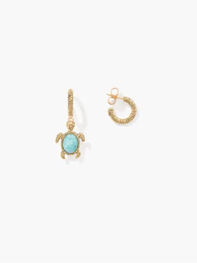 Aurelie Bidermann Women's Ikala Earrings In Gold/ Amazonite
