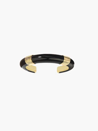 Aurelie Bidermann Women's Katt Bracelet In Black/ Gold