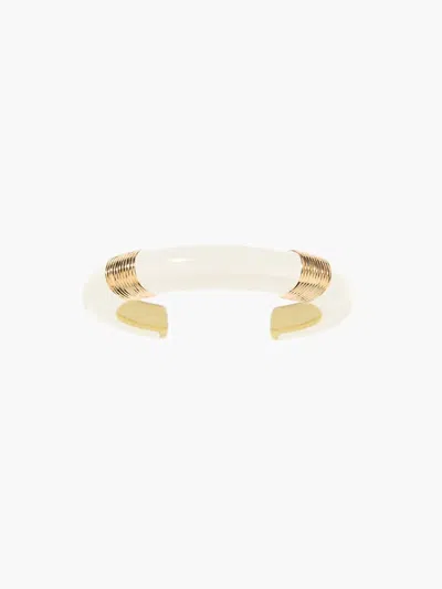 Aurelie Bidermann Women's Katt Bracelet In Ivory/ Gold