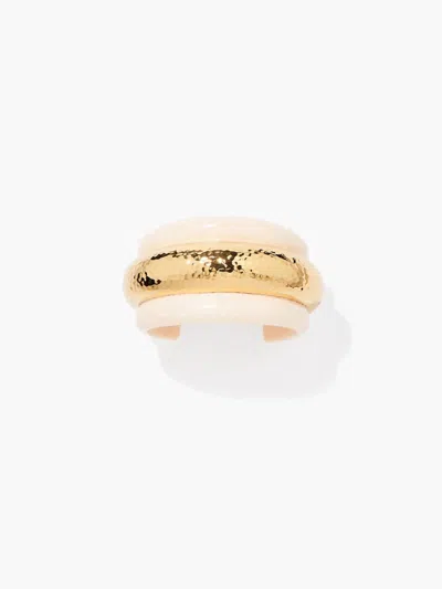 Aurelie Bidermann Women's Nazca Cuff Bracelet In Gold/ Ivory