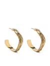 Aurelie Bidermann Yada Hoop Earrings In Gold