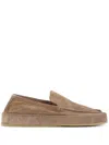 Aurélien Almond-toe Suede Loafers In Brown
