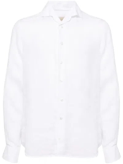 Aurélien Aur Linen Shirt In White