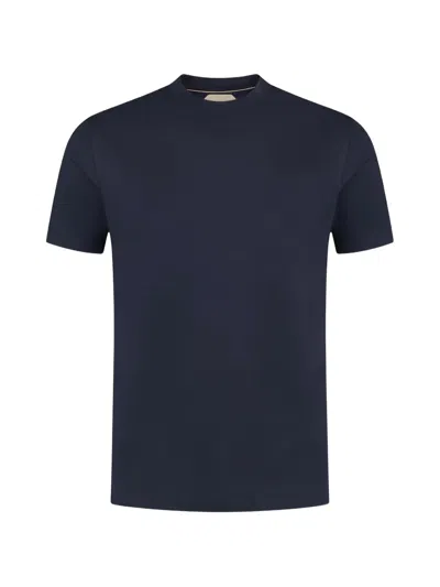 Aurélien Aur1 Crew-neck T-shirt In Blue