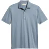 Aurélien Aur1 Solid Cotton Polo In Blue