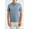 Aurélien Aur1 Solid Cotton Polo In Blue
