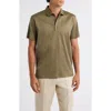 Aurélien Aur1 Solid Cotton Polo In Green