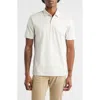 Aurélien Aur1 Solid Cotton Polo In White
