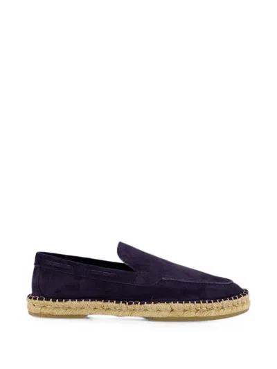 Aurélien Beachside Suede Loafers In Black