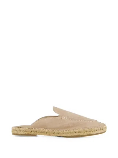 Aurélien Beachside Suede Mules In Neutral