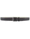 Aurélien Buckled Leather Belt In Schwarz