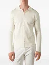 Aurélien Buttoned Knitted Shirt In White
