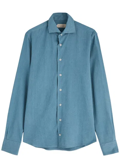 Aurélien Chambray Shirt In Light Blue
