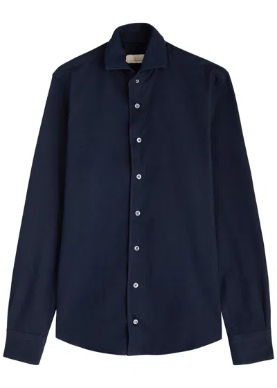 Aurélien Chambray Shirt In Navy