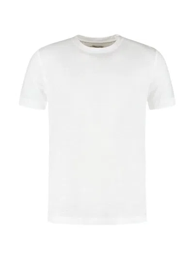 Aurélien City Linen T-shirt In Multi
