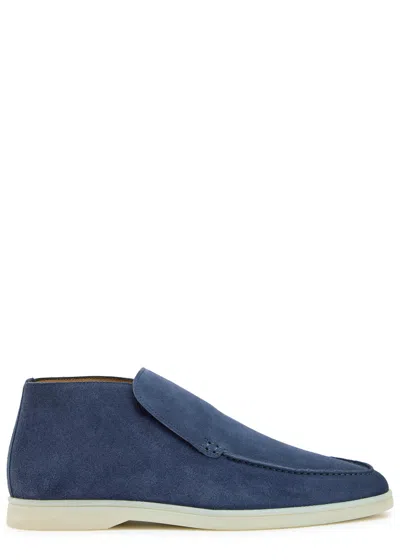 Aurélien City Suede Loafers In Blue