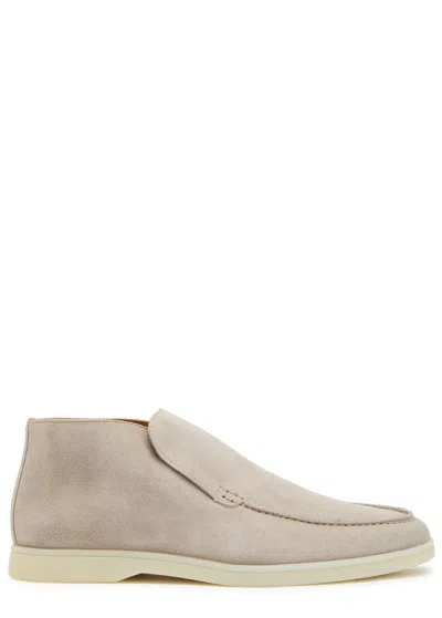 Aurélien City Suede Loafers In Gray