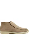 Aurélien City Suede Slip-on Loafers In Neutral