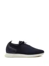 Aurélien Colour-blocked Knit Sneakers In Blue
