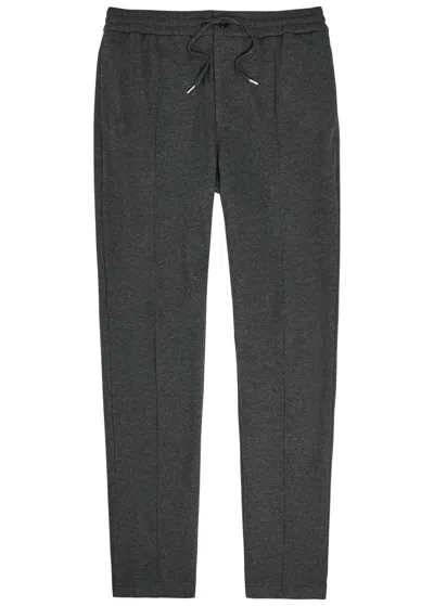 Aurélien Cotton-blend Trousers In Gray