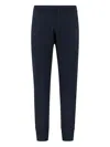 Aurélien Elasticated-waistline Track Pants In Blue