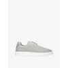 Aurélien Mens Grey Aur3 Suede Trainers Eur 44 / 10 Uk In Gray