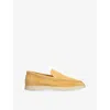 Aurélien Mens Yellow Yacht Suede Loafers Eur 43 / 9 Uk In Yellow